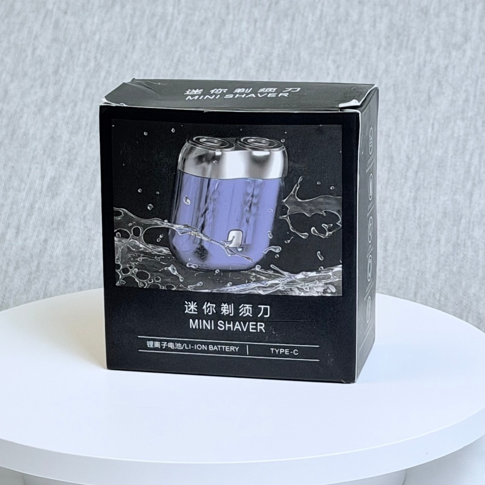 Mini Shaver SJ-601 Portable Electric Razor Rechargeable Type-C Blue New
